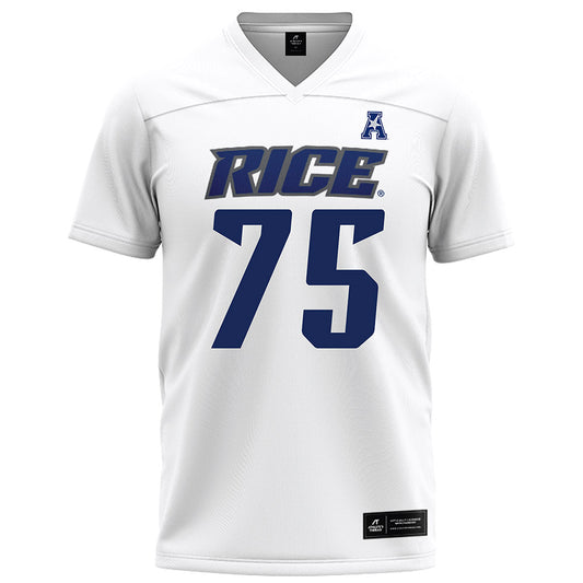 Rice - NCAA Football : Blake Boenisch - White Football Jersey-0