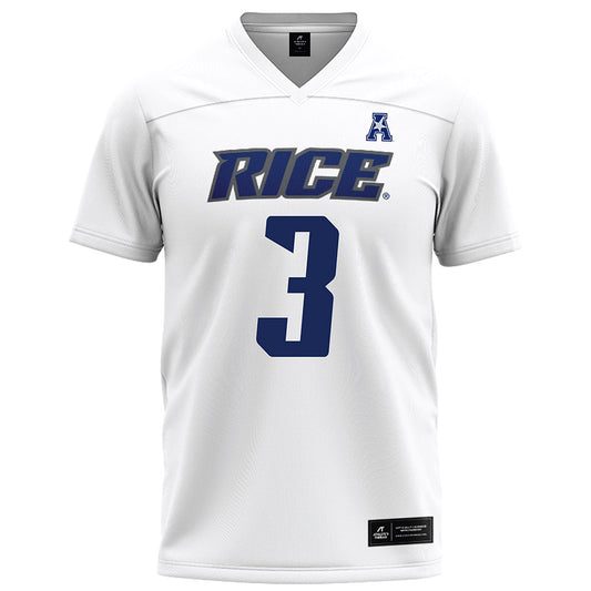 Rice - NCAA Football : Coleman Bennett - White Football Jersey