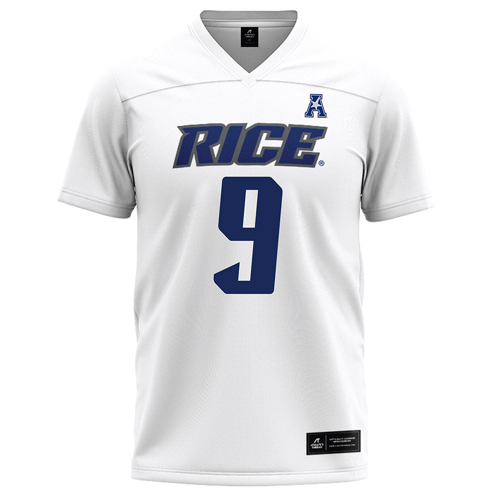 Rice - NCAA Football : Peyton Stevenson - White Football Jersey