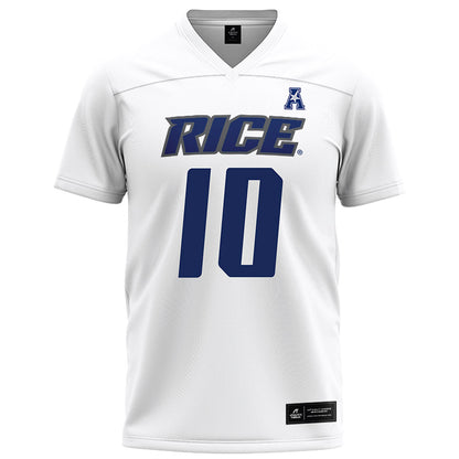 Rice - NCAA Football : Quinton Jackson - White Football Jersey