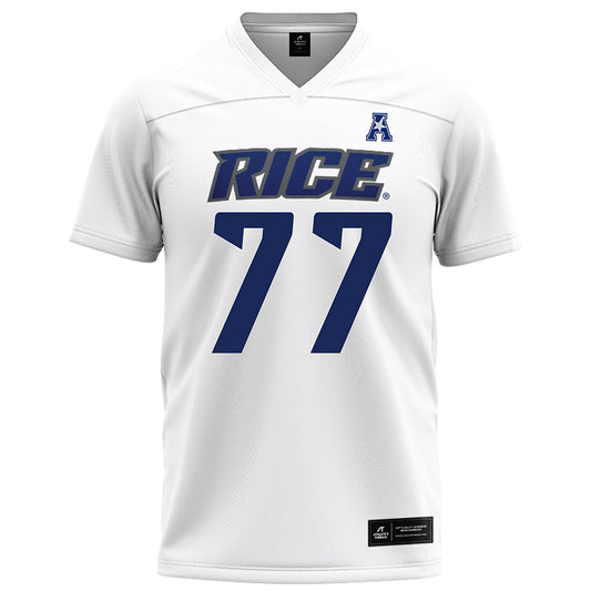 Rice - NCAA Football : Ian Bothwell - White Football Jersey-0