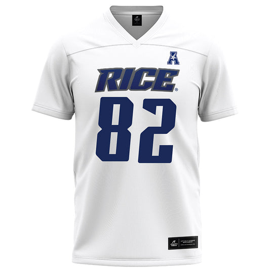 Rice - NCAA Football : Alexander Scherle - White Football Jersey-0
