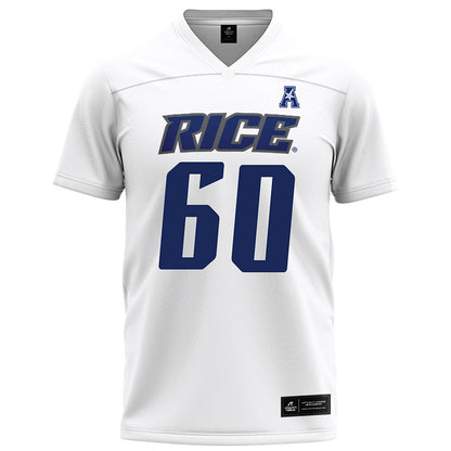 Rice - NCAA Football : Sean Sullivan - White Football Jersey-0