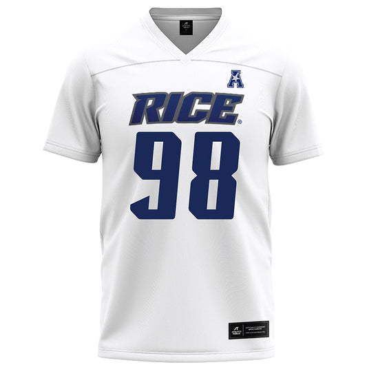 Rice - NCAA Football : Robert Rooks - White Football Jersey-0