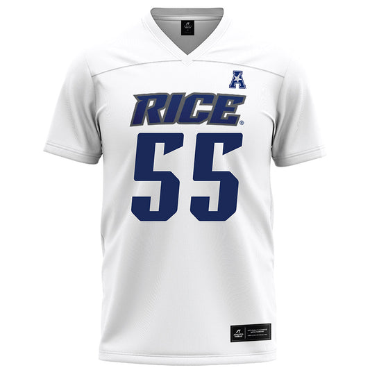 Rice - NCAA Football : Netane Fehoko - White Football Jersey-0
