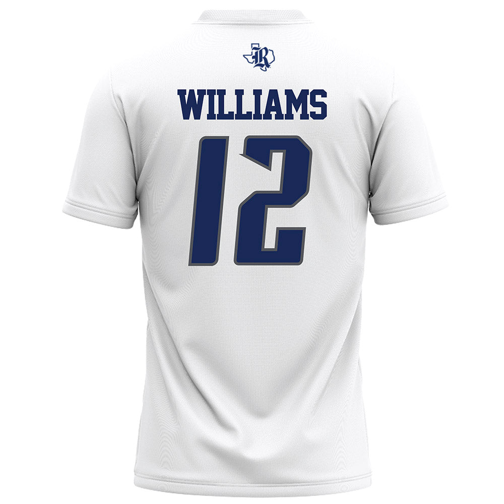 Rice - NCAA Football : Joshua Williams - White Football Jersey