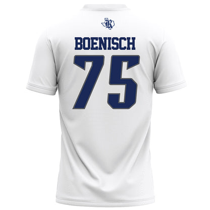 Rice - NCAA Football : Blake Boenisch - White Football Jersey-1