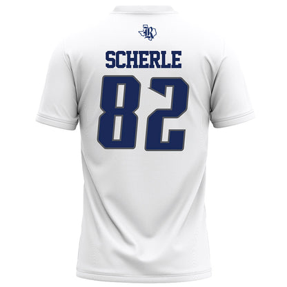 Rice - NCAA Football : Alexander Scherle - White Football Jersey-1