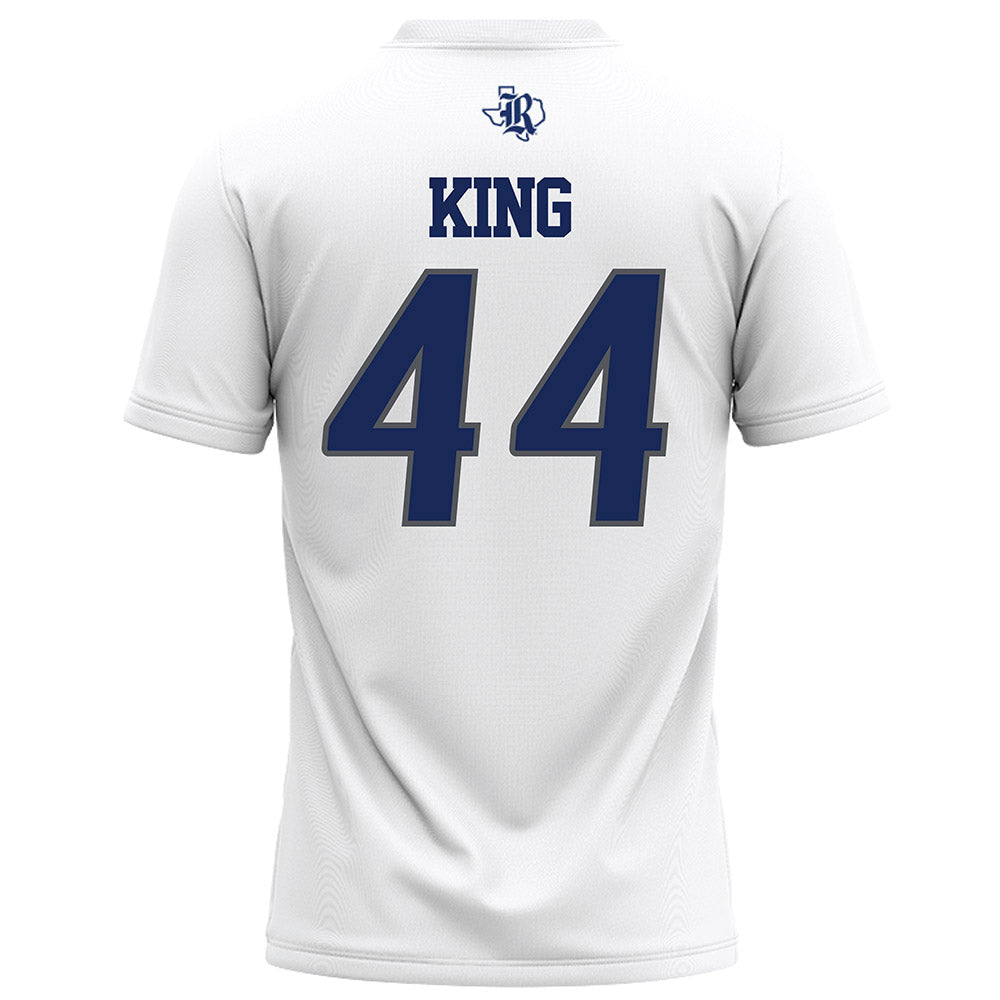 Rice - NCAA Football : Cooper King - White Football Jersey-1
