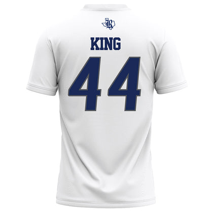 Rice - NCAA Football : Cooper King - White Football Jersey-1