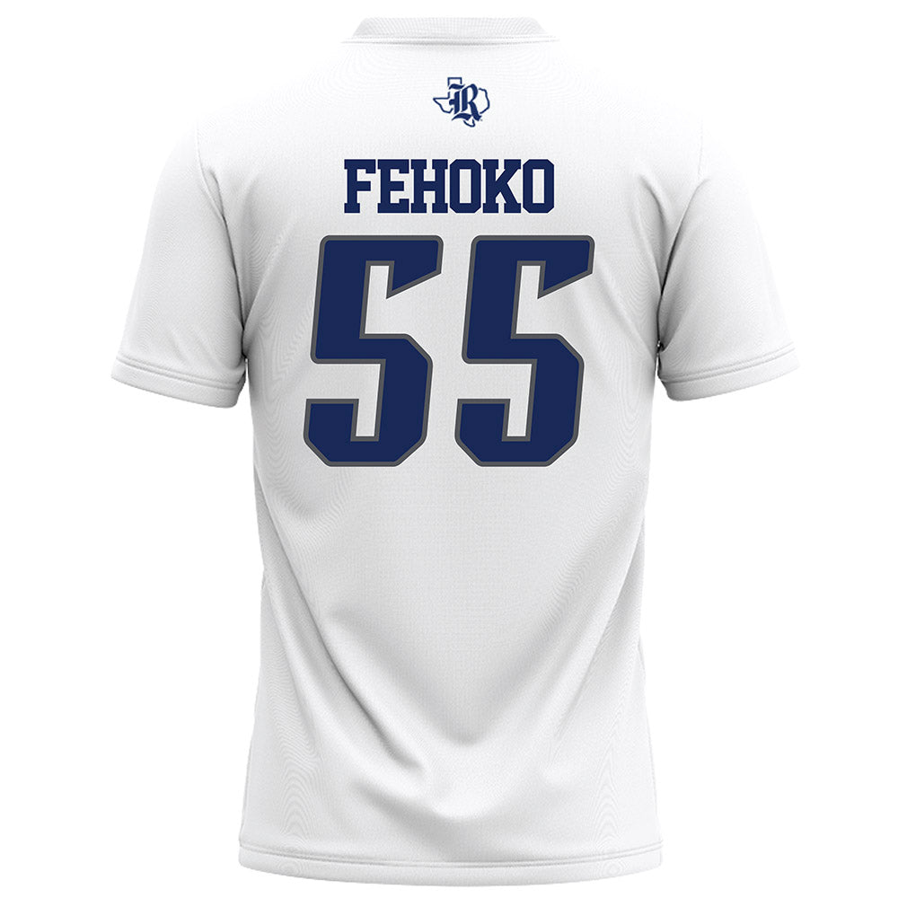 Rice - NCAA Football : Netane Fehoko - White Football Jersey-1