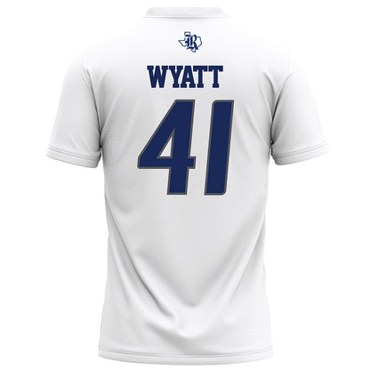 Rice - NCAA Football : Plae Wyatt - White Football Jersey-1