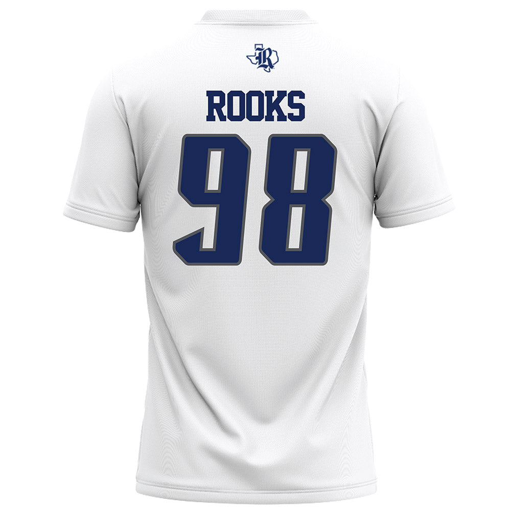 Rice - NCAA Football : Robert Rooks - White Football Jersey-1
