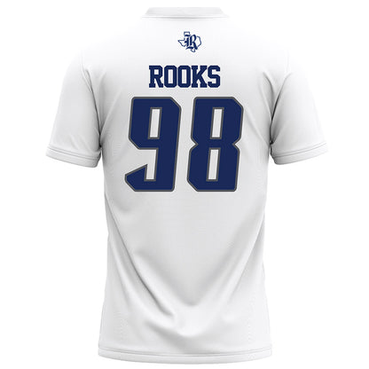 Rice - NCAA Football : Robert Rooks - White Football Jersey-1