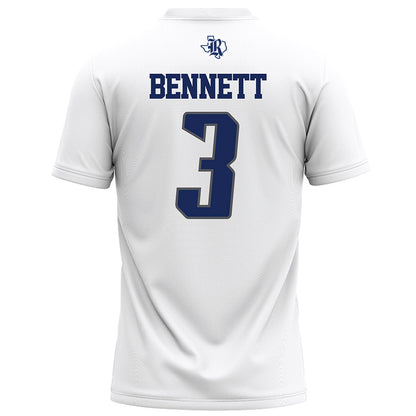 Rice - NCAA Football : Coleman Bennett - White Football Jersey