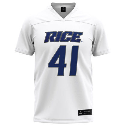 Rice - NCAA Football : Plae Wyatt - White Football Jersey-0