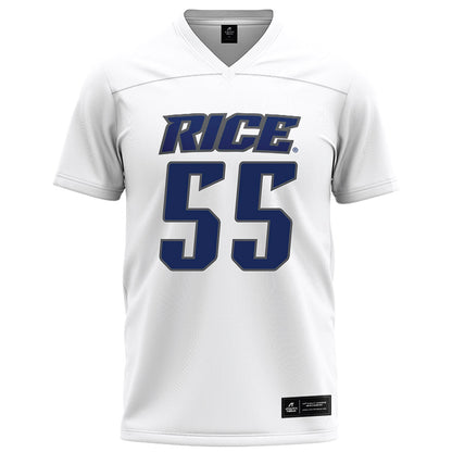 Rice - NCAA Football : Netane Fehoko - White Football Jersey-0