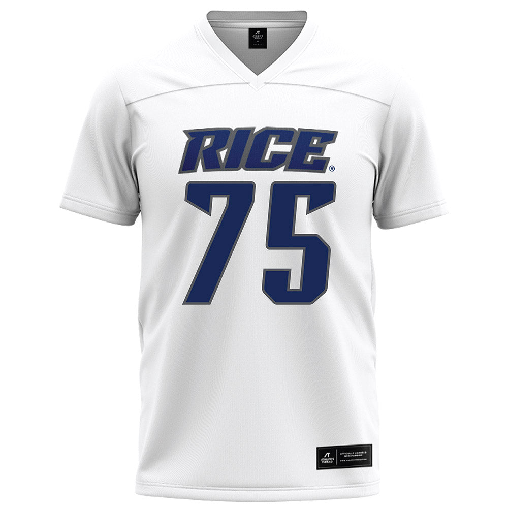 Rice - NCAA Football : Blake Boenisch - White Football Jersey-0