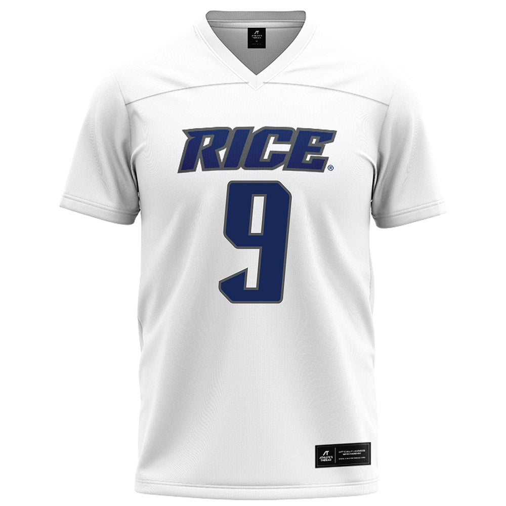 Rice - NCAA Football : Peyton Stevenson - White Football Jersey