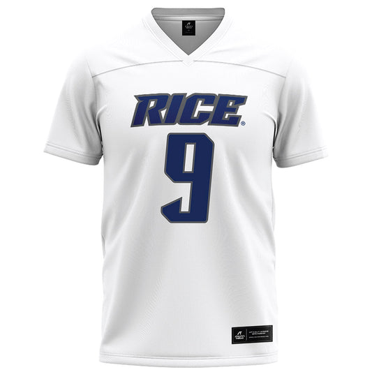 Rice - NCAA Football : Peyton Stevenson - White Football Jersey