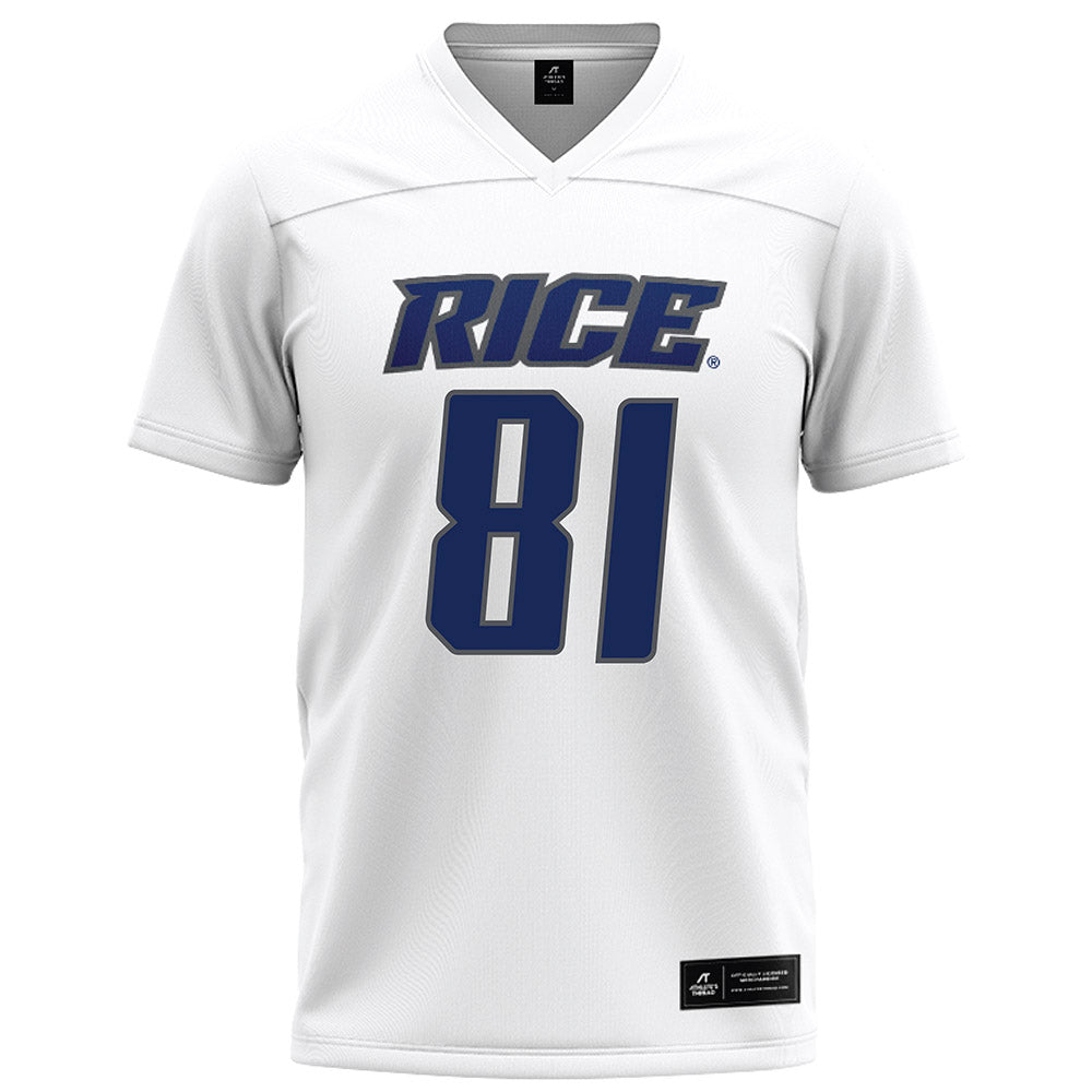 Rice - NCAA Football : Braylen Walker - White Football Jersey-0