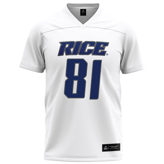 Rice - NCAA Football : Braylen Walker - White Football Jersey-0