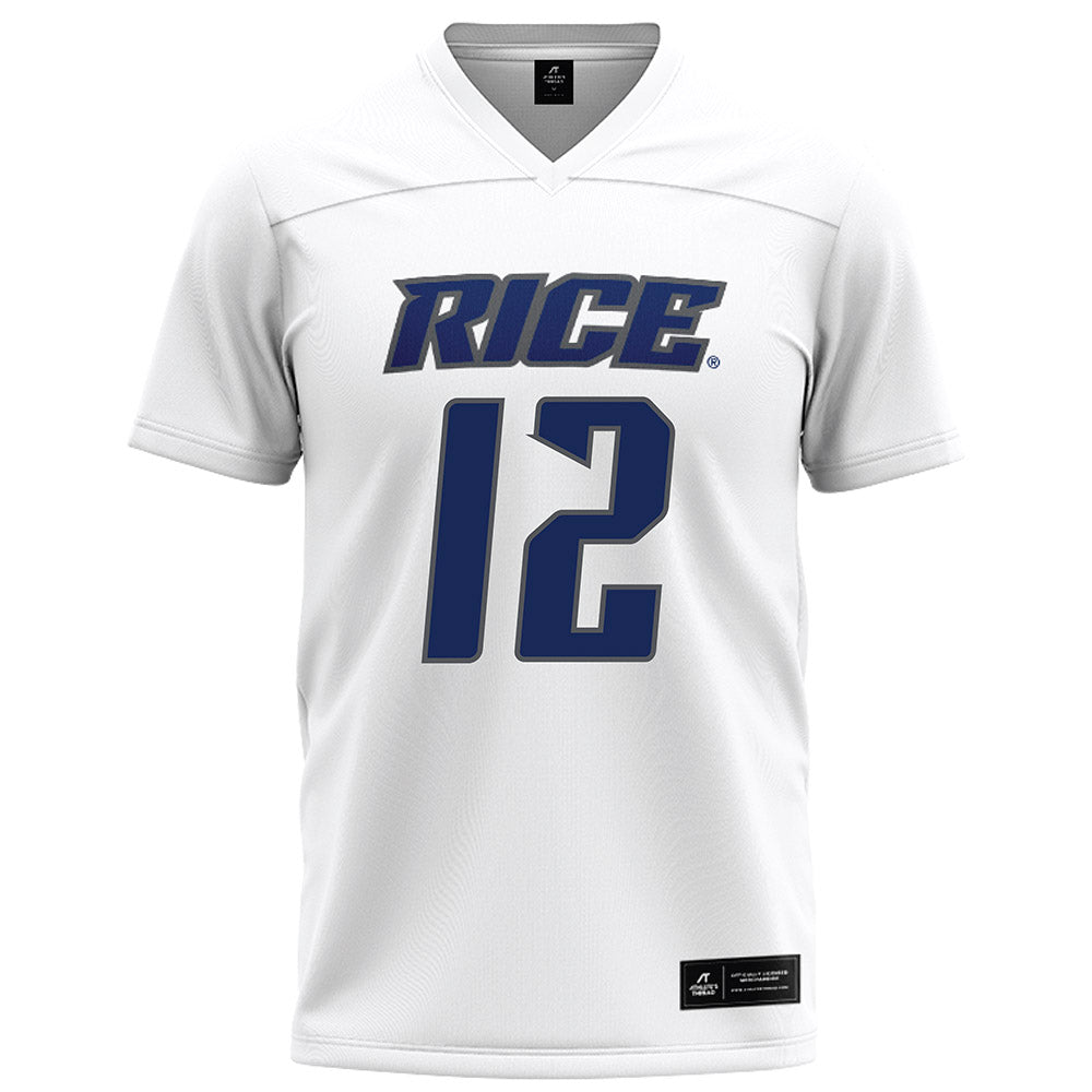 Rice - NCAA Football : Joshua Williams - White Football Jersey