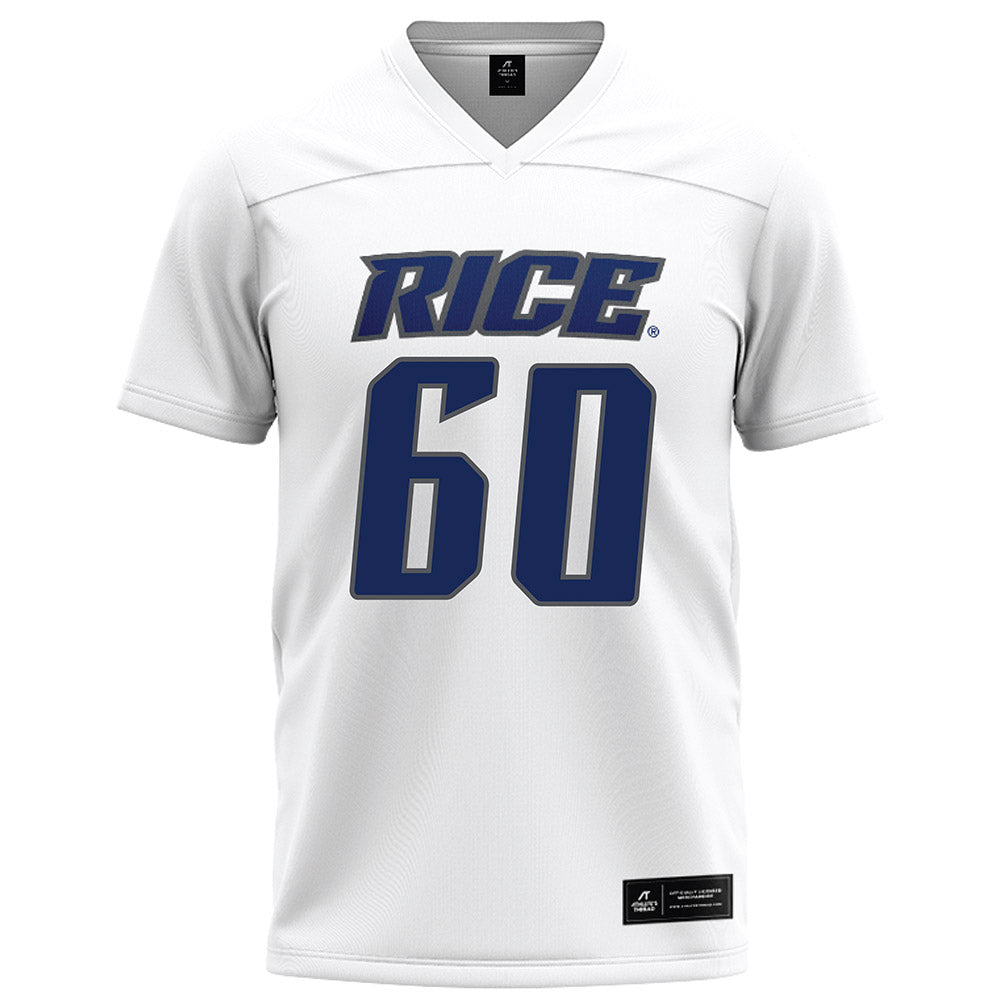 Rice - NCAA Football : Sean Sullivan - White Football Jersey-0