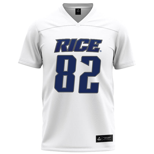 Rice - NCAA Football : Alexander Scherle - White Football Jersey-0