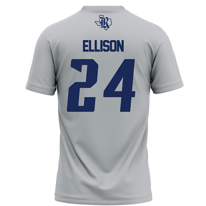 Rice - NCAA Football : JaBari Ellison - Grey Football Jersey-1
