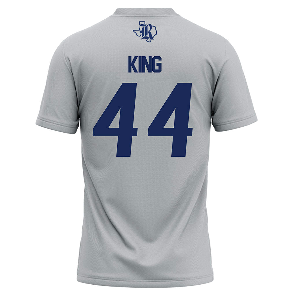 Rice - NCAA Football : Cooper King - Grey Football Jersey-1