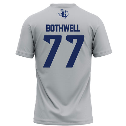 Rice - NCAA Football : Ian Bothwell - Grey Football Jersey-1