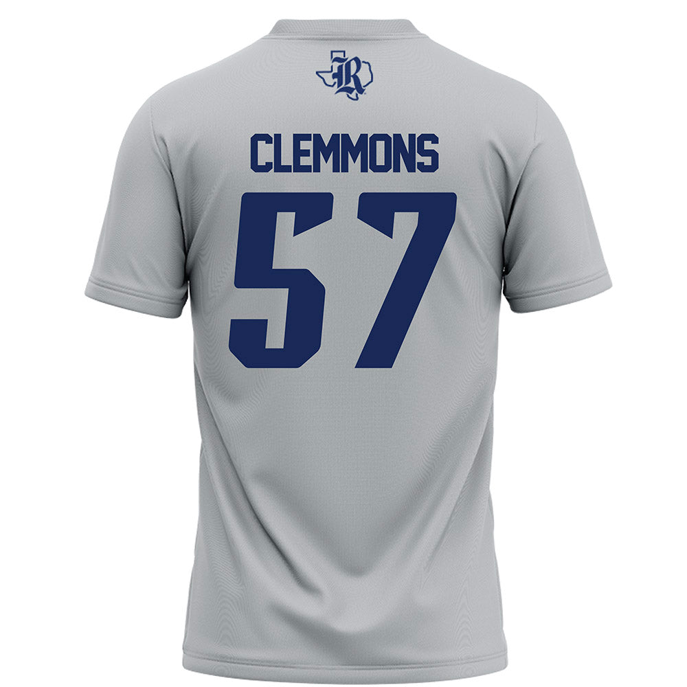 Rice - NCAA Football : Aquantis Clemmons - Grey Football Jersey-1