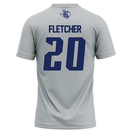 Rice - NCAA Football : Bailey Fletcher - Grey Football Jersey