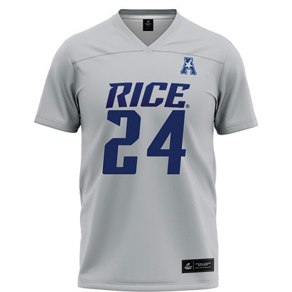 Rice - NCAA Football : JaBari Ellison - Grey Football Jersey-0