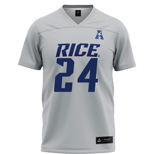 Rice - NCAA Football : JaBari Ellison - Grey Football Jersey-0