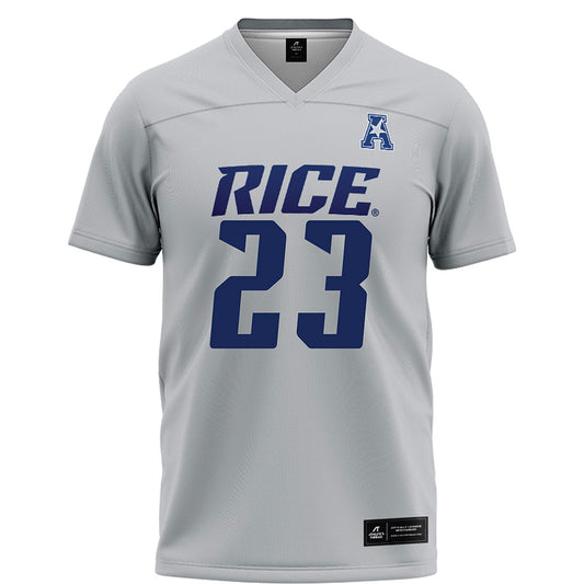 Rice - NCAA Football : Payton Matthews - Grey Football Jersey-0