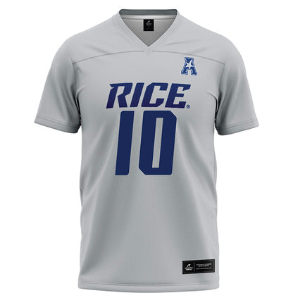 Rice - NCAA Football : Quinton Jackson - Grey Football Jersey