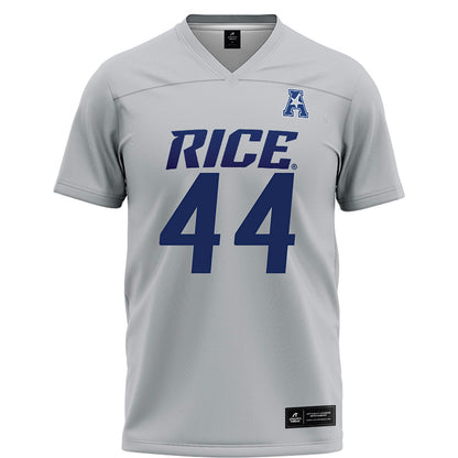 Rice - NCAA Football : Cooper King - Grey Football Jersey-0