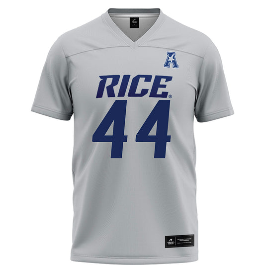 Rice - NCAA Football : Cooper King - Grey Football Jersey-0