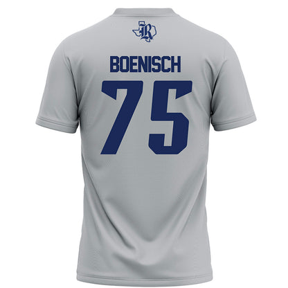 Rice - NCAA Football : Blake Boenisch - Grey Football Jersey-1