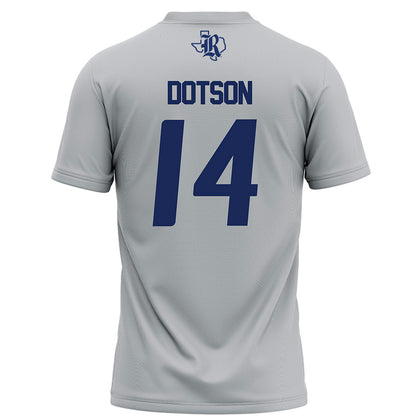 Rice - NCAA Football : Ephraim Dotson - Grey Football Jersey