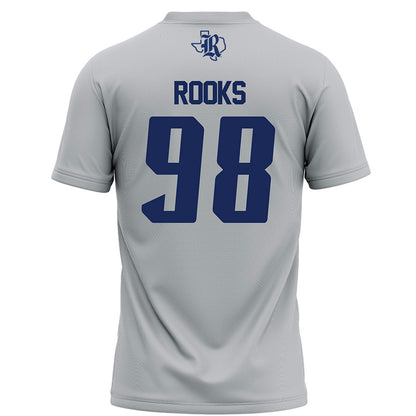 Rice - NCAA Football : Robert Rooks - Grey Football Jersey-1