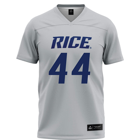 Rice - NCAA Football : Cooper King - Grey Football Jersey-0