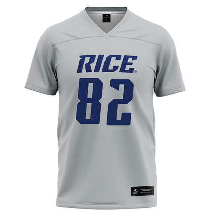 Rice - NCAA Football : Alexander Scherle - Grey Football Jersey-0