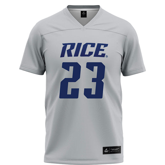 Rice - NCAA Football : Payton Matthews - Grey Football Jersey-0