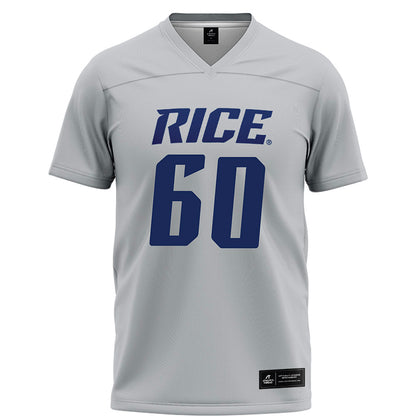 Rice - NCAA Football : Sean Sullivan - Grey Football Jersey-0