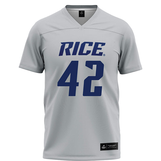 Rice - NCAA Football : DeReyon Jenkins Jr - Grey Football Jersey-0