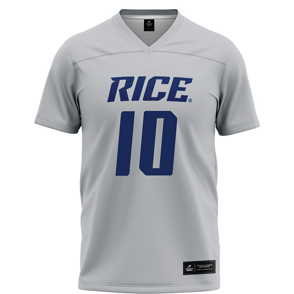 Rice - NCAA Football : Quinton Jackson - Grey Football Jersey