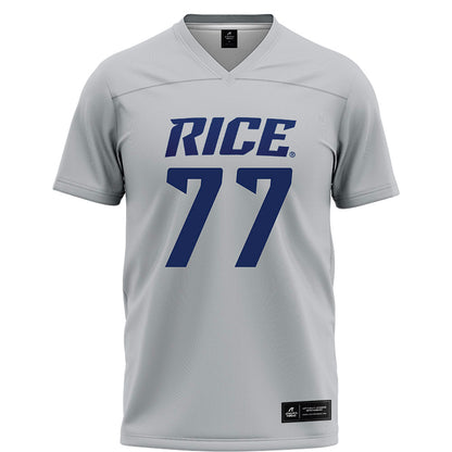 Rice - NCAA Football : Ian Bothwell - Grey Football Jersey-0